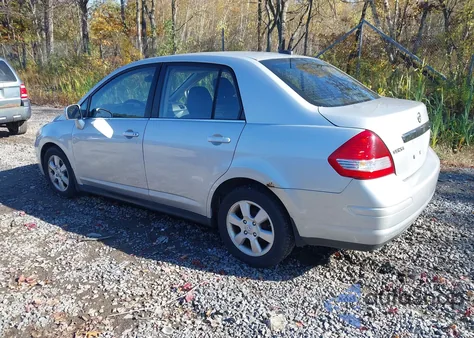 2007 Nissan Versa 1.8Sl из США, поврежденный, VIN 3N1BC11E97L406312